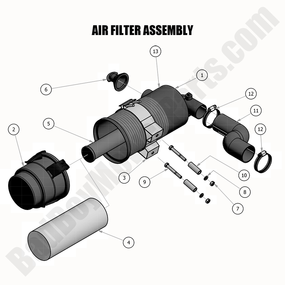 2020 Diesel - 1500cc Air Filter Assembly